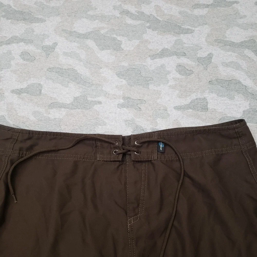 Rossignol‎ Cargo Board Shorts Men's 2XL Brown Lightweight Drawstring Pockets